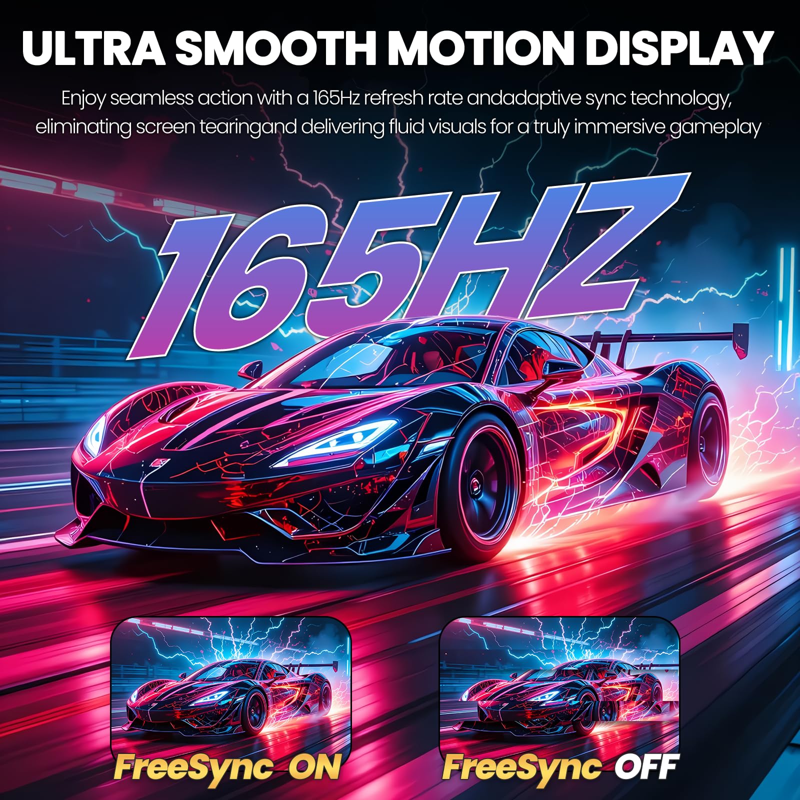 Amazon.co.jp: CRUA 34インチ ゲーミングモニター 165Hz/144Hz UWQHD