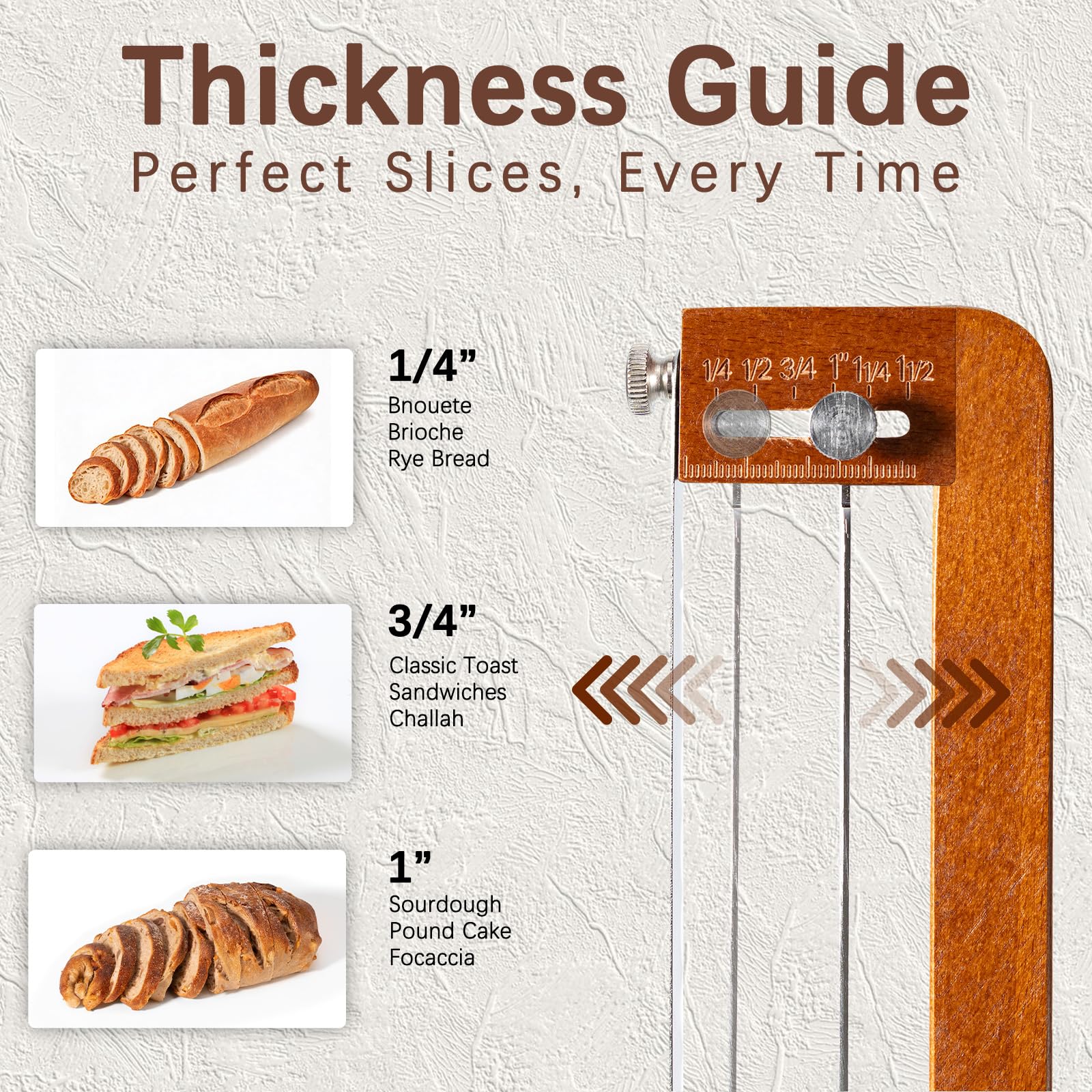 Adjustable Bread Knife - Slice Sourdough Perfectly -6