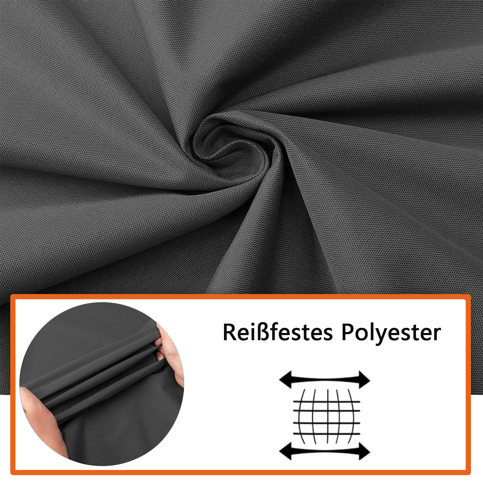 Copertura Per Sdraio Sospesa KEKAFU - Impermeabile 200x120cm, Tessuto Oxford 210D - Foto 7