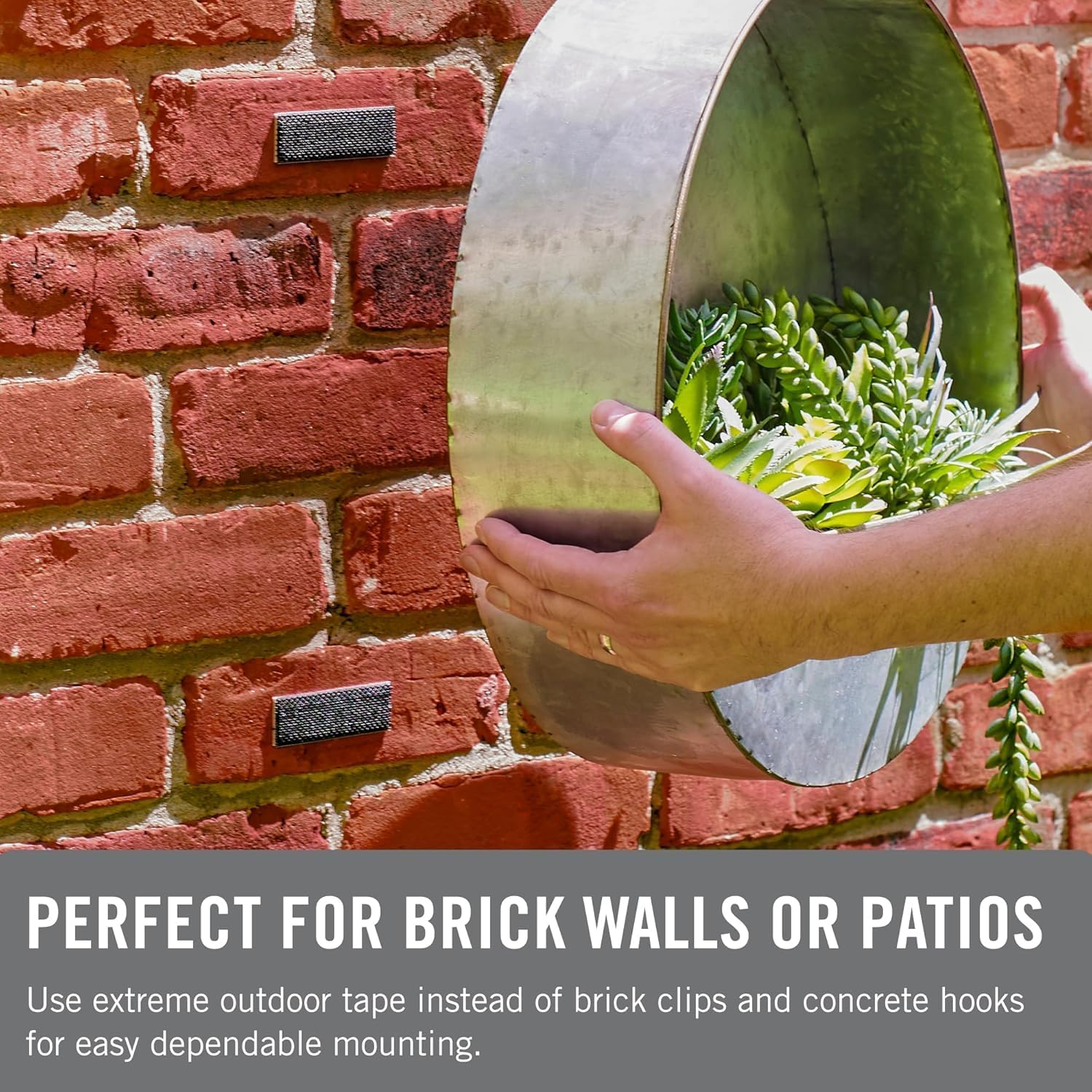 VELCRO Brand Extreme Outdoor Mounting Bundle | Weatherproof Tape & Strips Hold up to 15 lbs | UV & Water Resistant for Outdoor Décor, Garden, Brick, Stone & Home Projects
