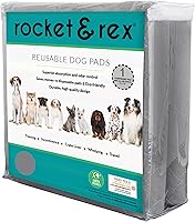 Vista 18 de rocket & rex Almohadilla antideslizante lavable para orina de perros, impermeable y reutilizable para entrenamiento de orinal, parto, viajes, forro
