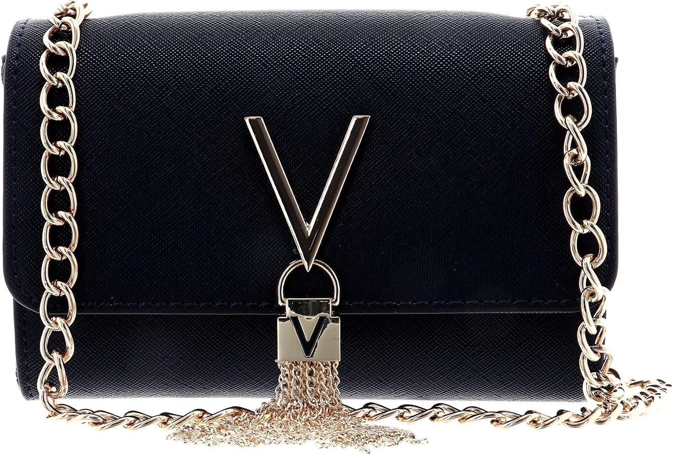 Mario Valentino Women's DIVINA SA Satchel, Blue (Navy), medium