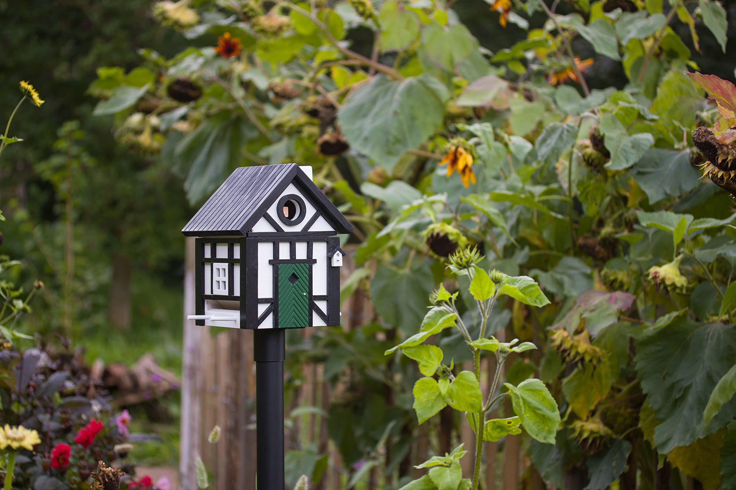 Wildlife Garden WG109 Multiholk Fachwerkhaus - Der Kombinierte Vogelfutterhaus und Nistkasten/Vogelhaus aus Holz