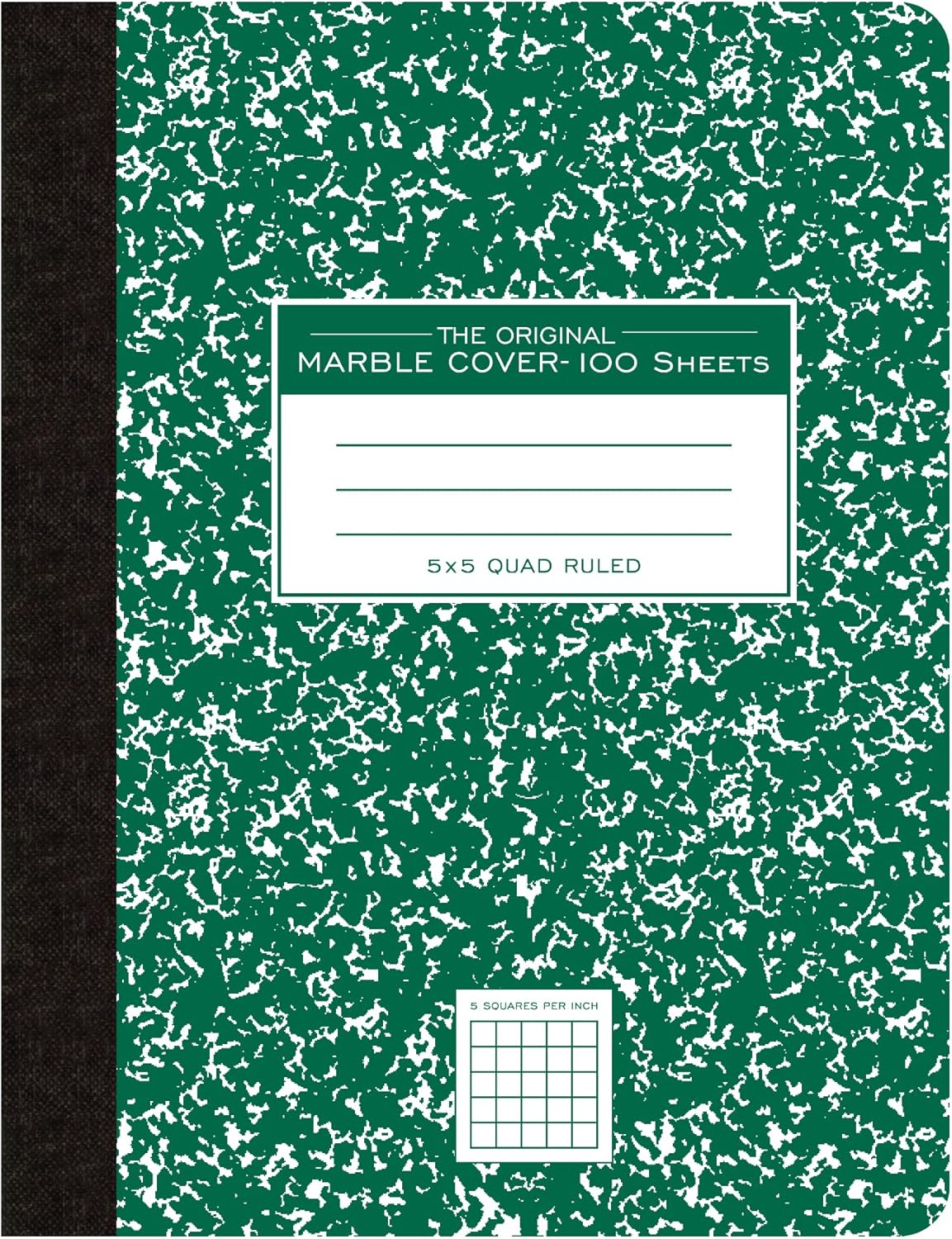 Roaring Spring Composition Notebook, 5x5 Graph Ruled, 100