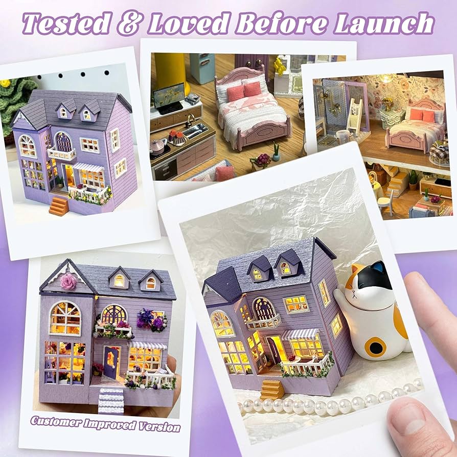 Amazon.com: Flever Dollhouse Miniature DIY House Kit