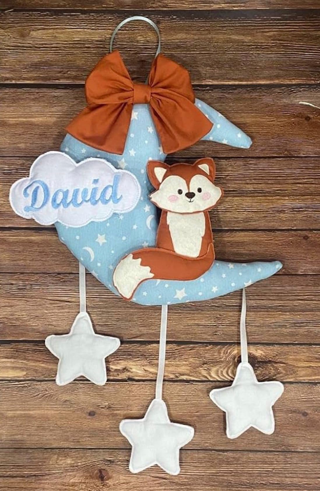 Fiocco Nascita Nuvola Tema Volpe - Personalizzata con Dettagli Rosa o Azzurro - bimba bimbo - Coccarde nascita con nome ricamato - Made in Italy - Handmade - Pri Frog
