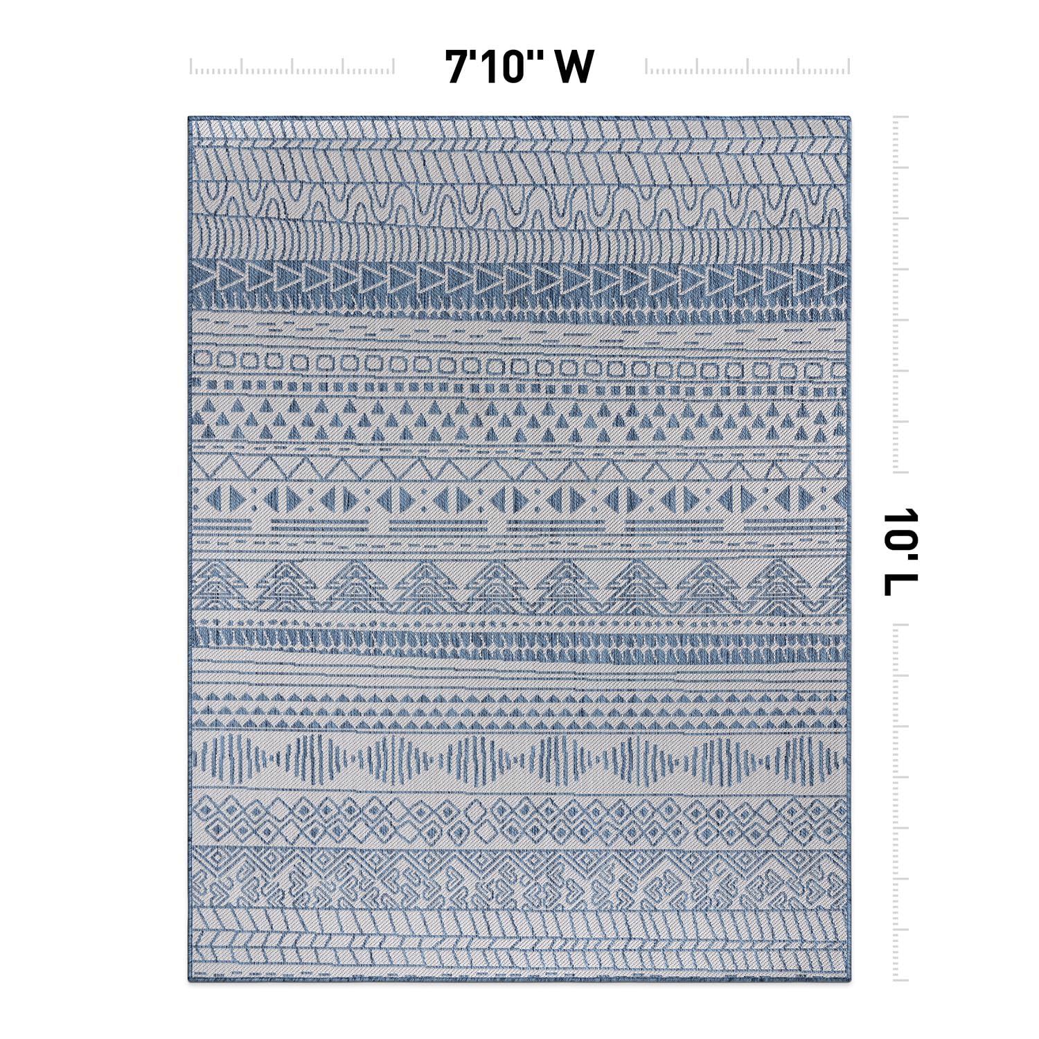 Snapklik.com : Rugshop Panarea Contemporary Geometric Bohemian Textured ...