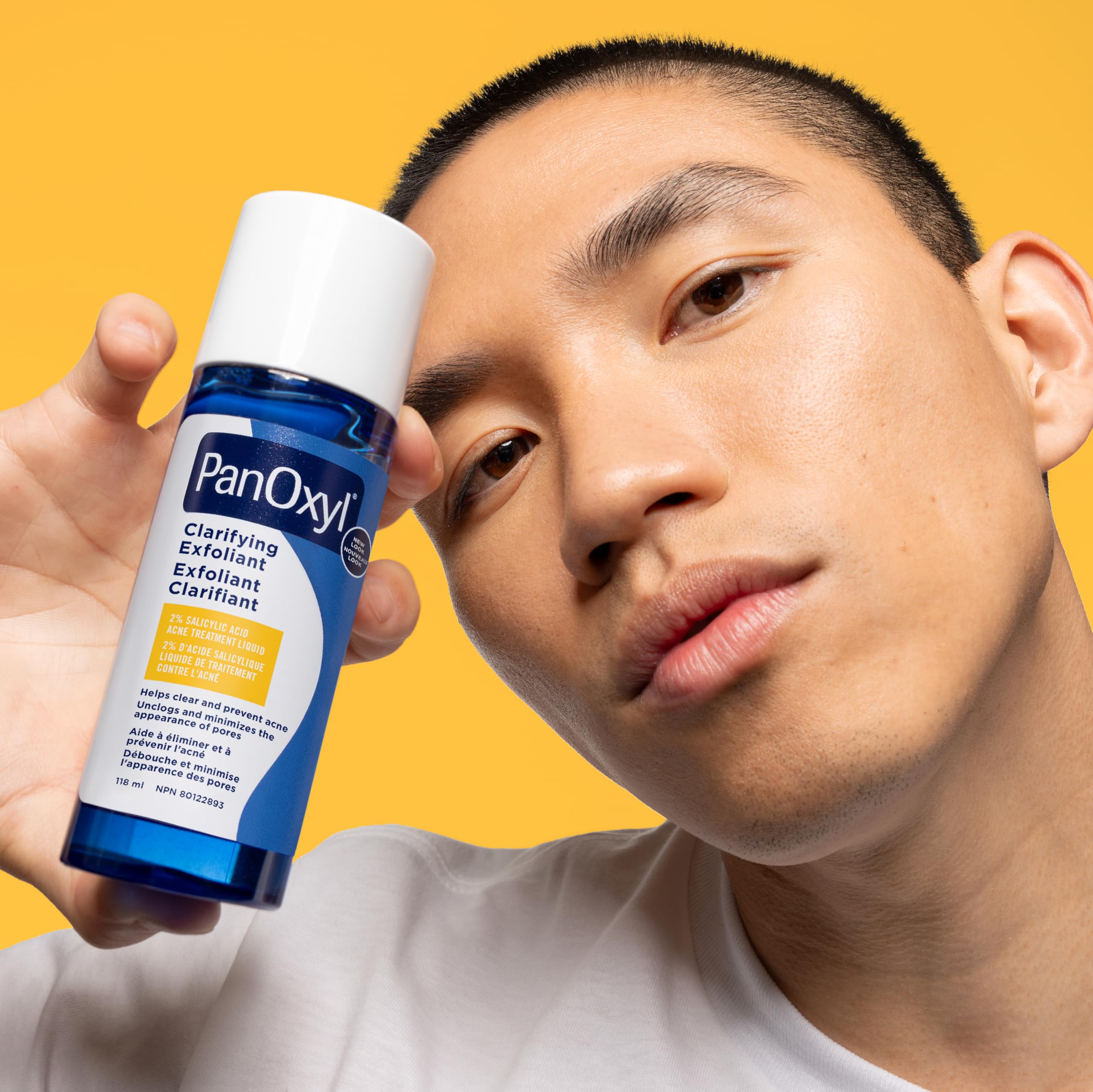 PanOxyl Exfoliante Clarificante, con 2% de Ácido Salicílico, Tratamiento de Larga Duración, Ayuda a Limpiar y Prevenir Espinillas, Penetra en los Poros para una Piel Más Clara, Fórmula Equilibrada en