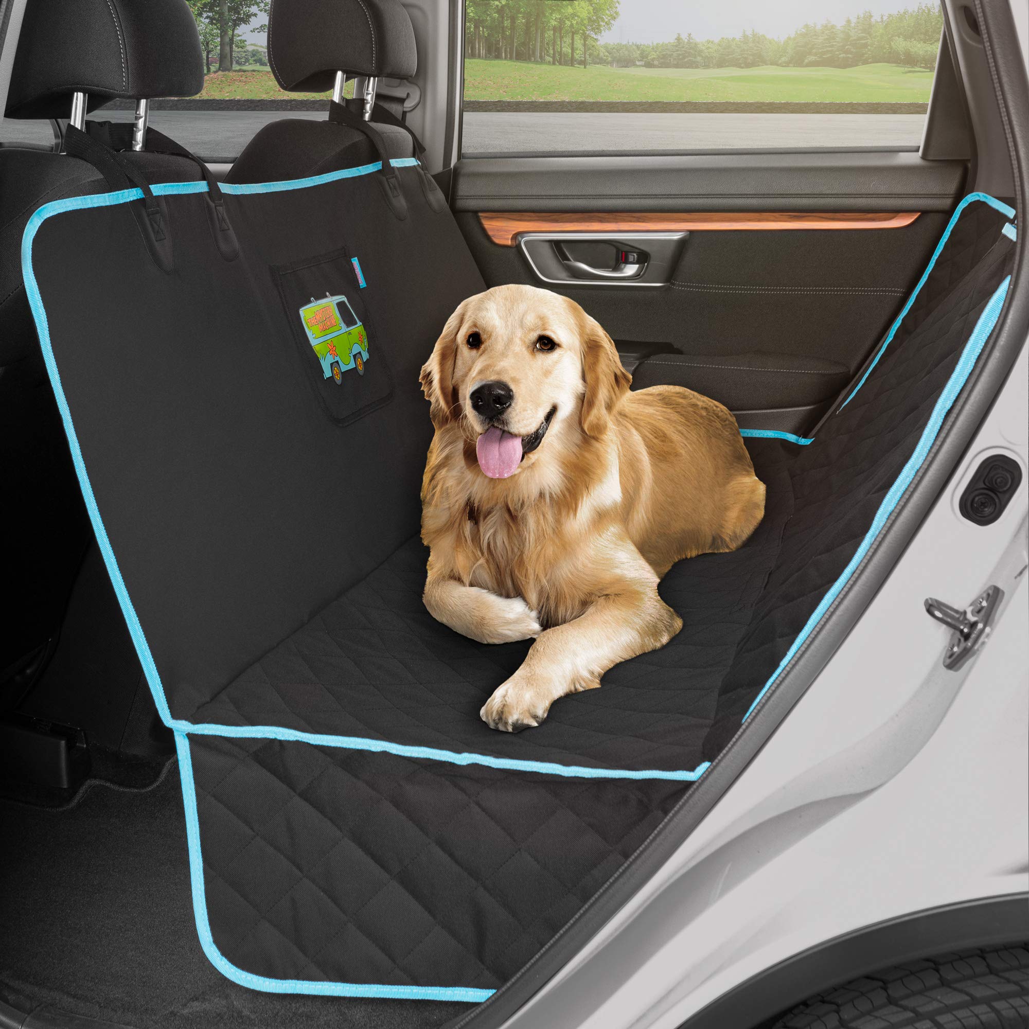 BDK Scooby Doo Complete Car Accessories Set – Dog Front Seat Covers with  Hammock Back Seat Protector, Comfort Grip Steering Wheel Cover and Floor  Mats