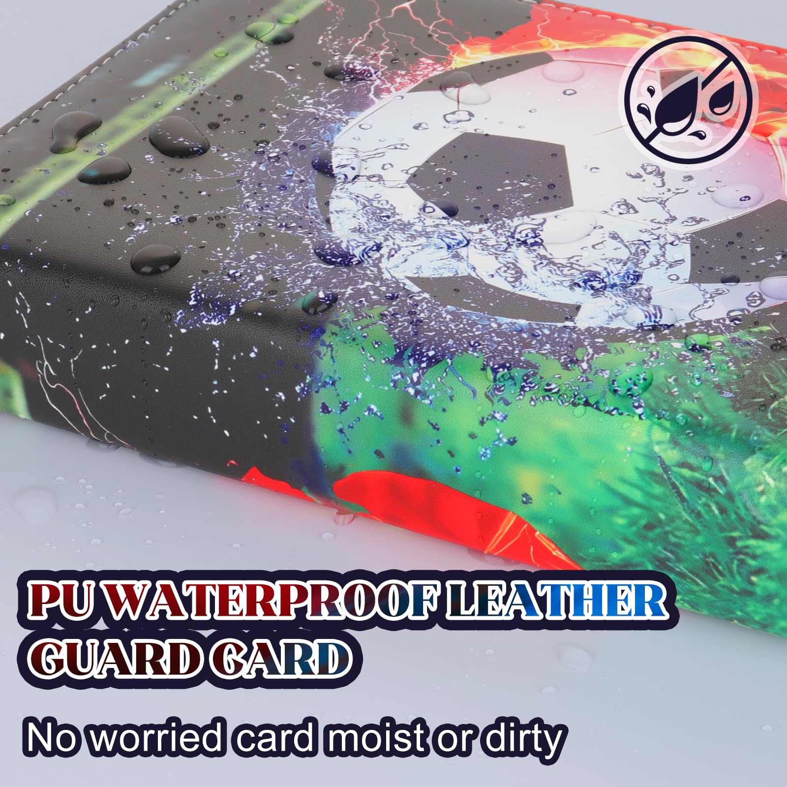 Raccoglitore Per Carte Collezionabili 400 Tasche, Album Con 50 Pagine Rimovibili, Custodia In Ecopelle Per Carte Da Calcio, Yu-Gi-Oh!, MTG