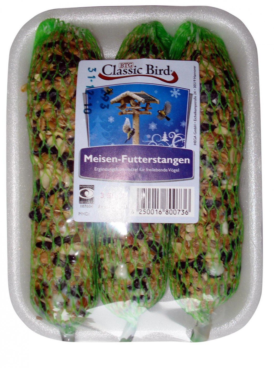 Classic Bird Meisen-Futterstange 3 Stück (Menge: 20 Je Bestelleinheit)