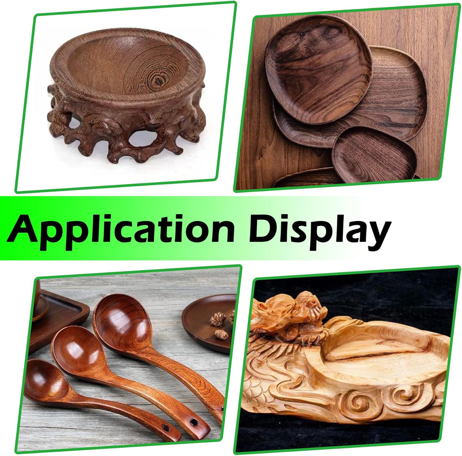 3Pcs Sphere Rotary Burr Ball for Drill with 5/8"-11 Threads for 4 1/2 and 5 Inch Angle Grinder, Woodworking Spherical Rotary Burr Wood Carving Tool for Deburring Engraving and Polishing