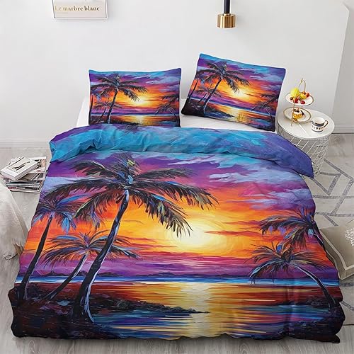 Miniatura 10 de Juego de funda de edredón Witchy tamaño Queen  Juego de ropa de cama de gato negro luna  3 piezas  Funda de edredón con patrón de microfibra suave