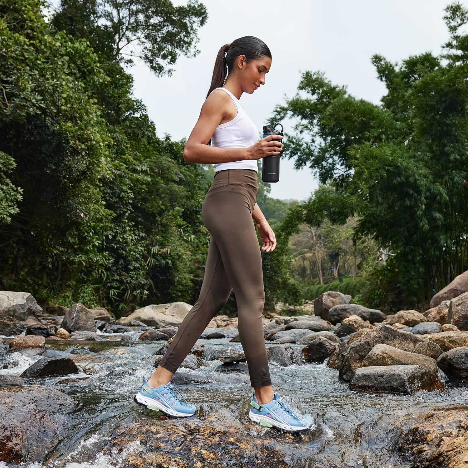 Women's Water Shoes with Drainage Holes,Lightweight Quick-Dry Aqua Shoes for Hiking, River Tracing, Kayaking & Fishing