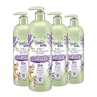 Vista 1 de Suave Kids Natural Lavender Oil 3-in-1 Tear Free, Body Wash, Shampoo and Conditioners, No Sulfates, No Parabens, No Silicones, No Dyes, 16.5 Oz Pack