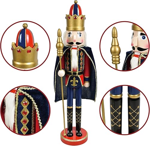 Miniatura 7 de Jeco Cascanueces King de 24 pulgadas con capa