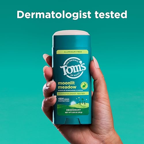 Miniatura 5 de Tom's of Maine Moonlight Meadow - Desodorante natural para hombres y mujeres, sin aluminio, sin fragancias, tintes ni conservantes artificiales, sin