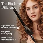 Fer à friser long baril - Noir par Bio Ionic pour femmes - Fer à friser 0,75 po