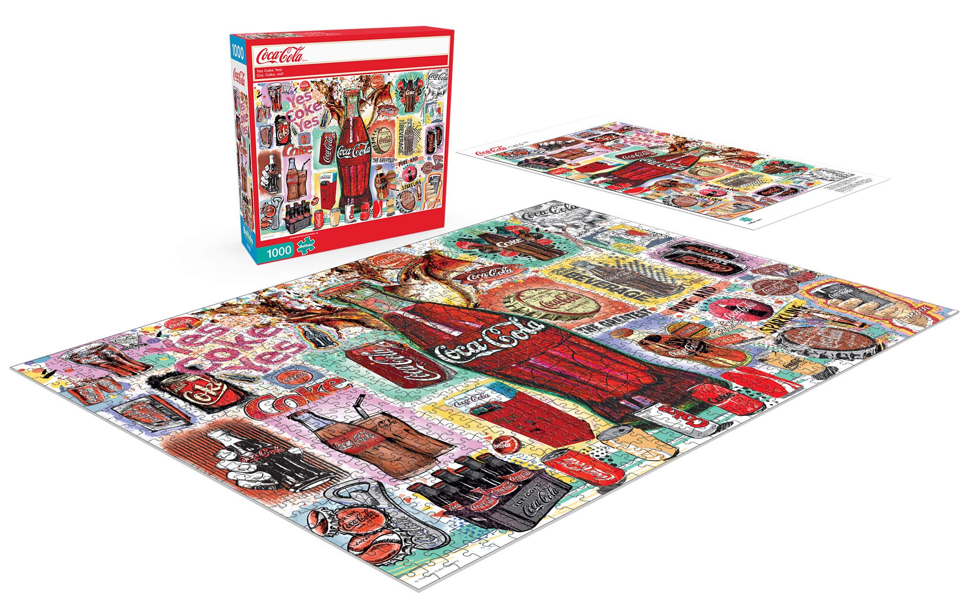 Coca-Cola Yes ワイドサイズジグソーパズル Amazon | Buffalo Games - コカ・コーラ - Yes Coke Yes! - 1000ピース