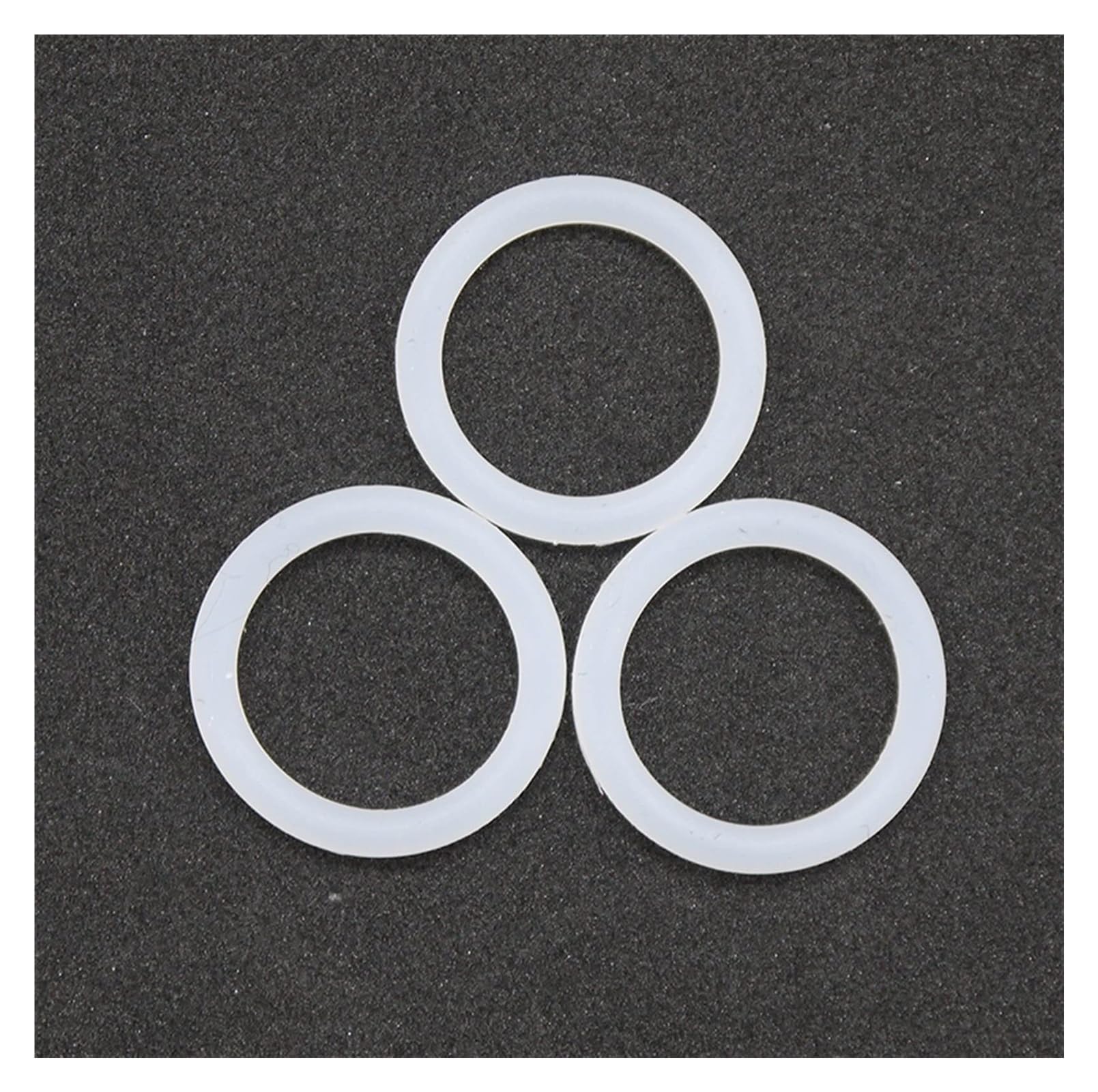 Anillo tórico Kit de juntas tóricas de goma, surtido de 10 piezas, junta tórica, espesor CS 3 mm OD 10~75 mm, arandela impermeable con aislamiento de caucho de silicona, forma redonda, juntas tórica