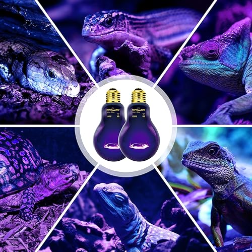 Miniatura 8 de REPTI ZOO 2 lámparas de calor para reptiles, bombilla de calor nocturno de 150 W, bombilla de luz de luna, lámpara de calefacción infrarroja