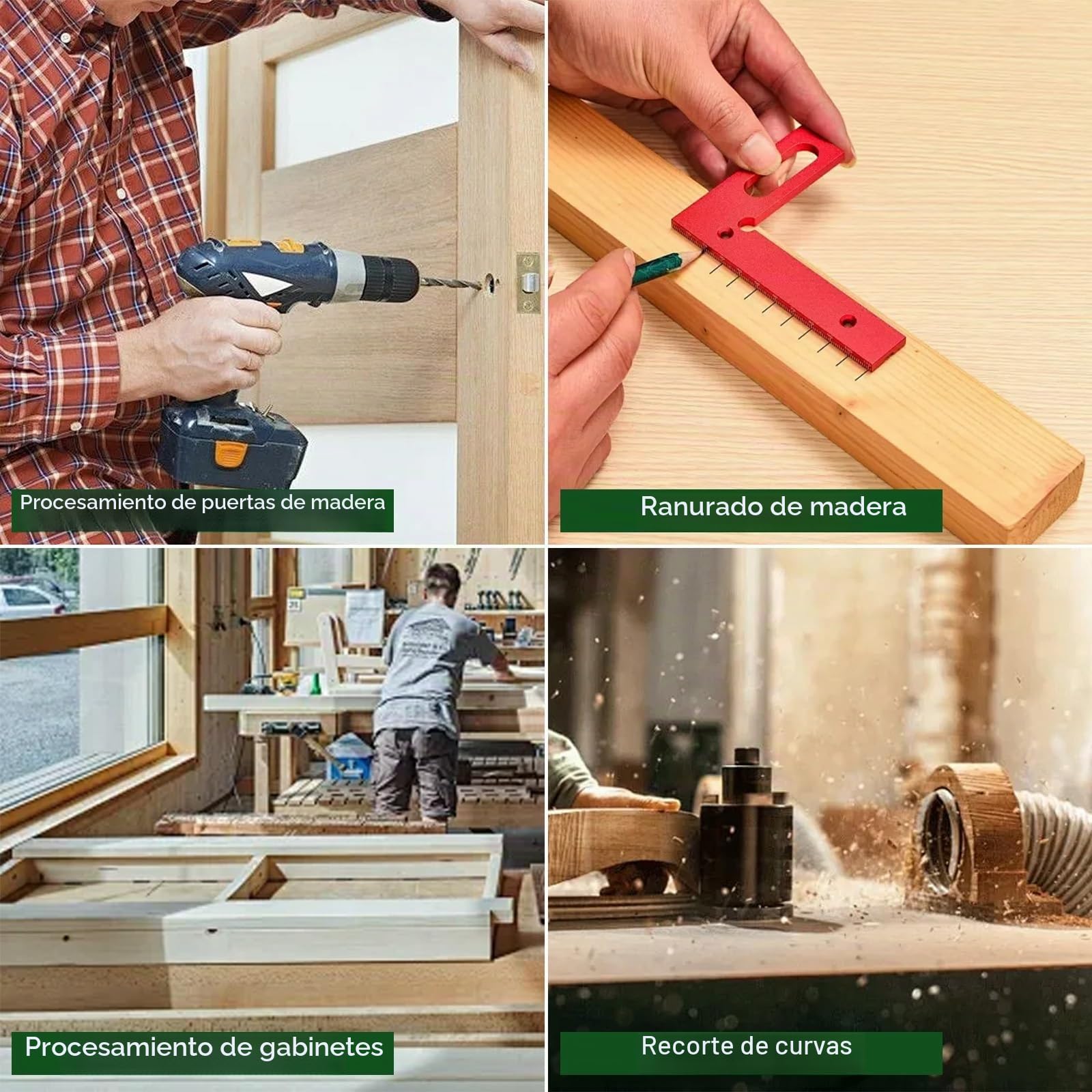 Mesa Fresadora for Madera, Placa de Inserción for Mesa de Fresado, Kits de Sistemas de Accesorios