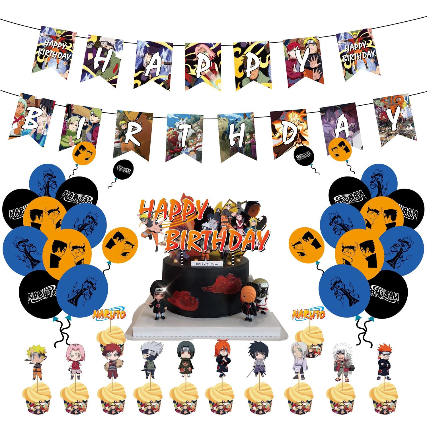Buy Anime naruto Party Birthday Supplies ,Cartoon Party Birthday