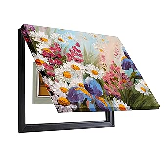 Painting Mantra Electric Meter Box Decorative Painting Electrical Panel Cover With Hydrolicx Panel Cover Lid Creative Switch Box Max Size 14 x 19 Inch (Black, Outer Size: 17x23 Inch)