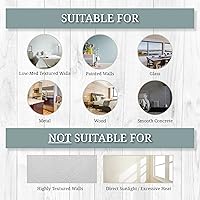 Vista 7 de Calcomanías de vinilo para espejos, paredes, puertas, ventanas, fáciles de aplicar y quitar, para cuarto de bebé, sala de estar, cuarto de bebé