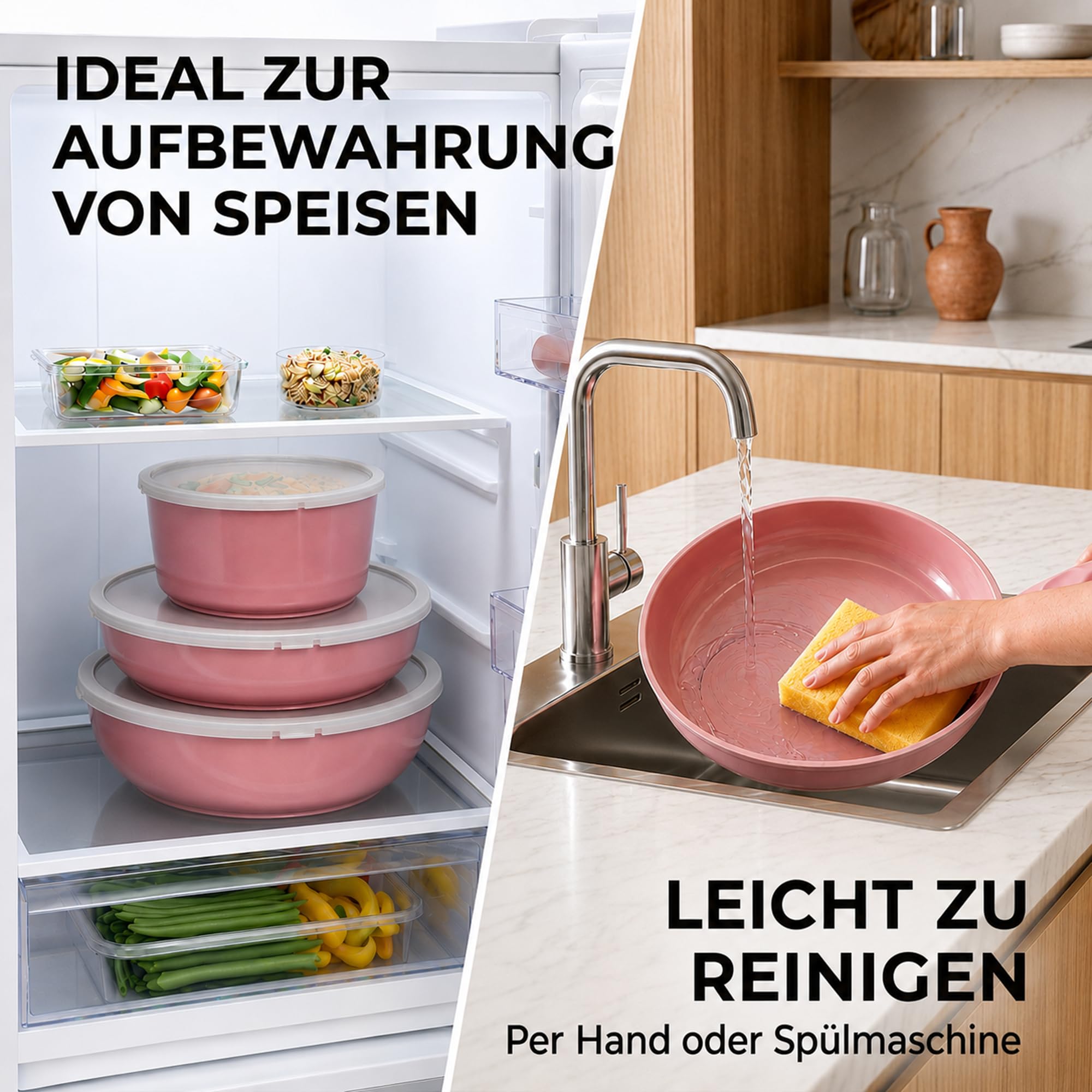 NEOFLAM® - Midas Plus Topf- und Pfannen-Set mit abnehmbarem Griff, 8-teilig, induktionsgeeignet, Keramik-Antihaftbeschichtung, PFAS-frei, backofenfest, leichte Reinigung
