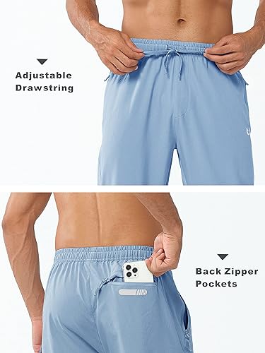 Miniatura 6 de NORTHYARD Pantalones deportivos para hombre, pantalones deportivos para correr, entrenamiento, ligeros, para gimnasio, correr, pantalones deportivos