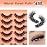 Yawamica Fluffy False Eyelashes Wispy Mink Lashes Pack 4 Styles Full Volume Mink Eyelashes Strip Fake Lashes 20 Pairs