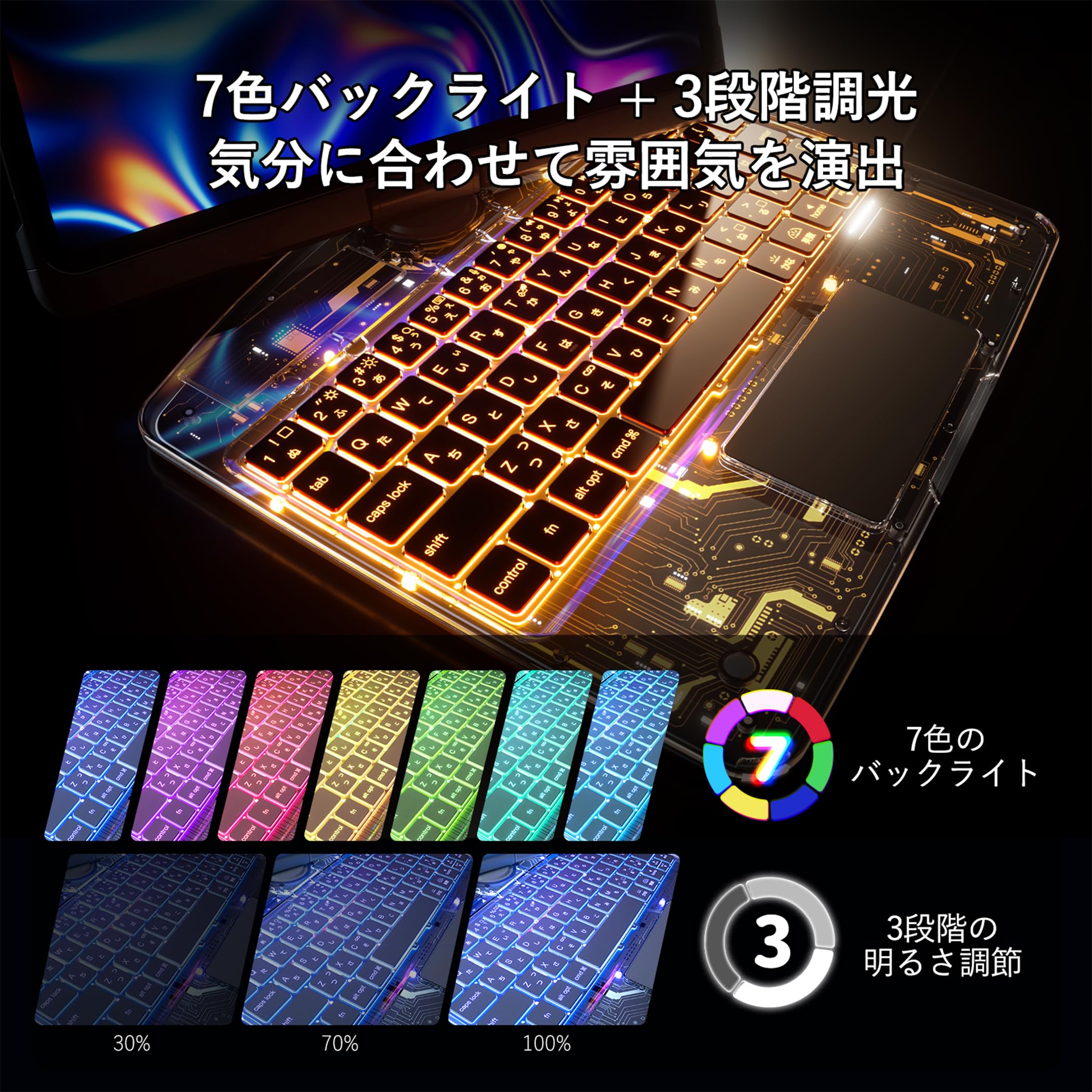 BJBT Ipad pro 13インチ　M4 2024 用　キーボードケース Amazon.co.jp: BJBT ipad Pro 13インチ M4/M5 キーボードケース 対応