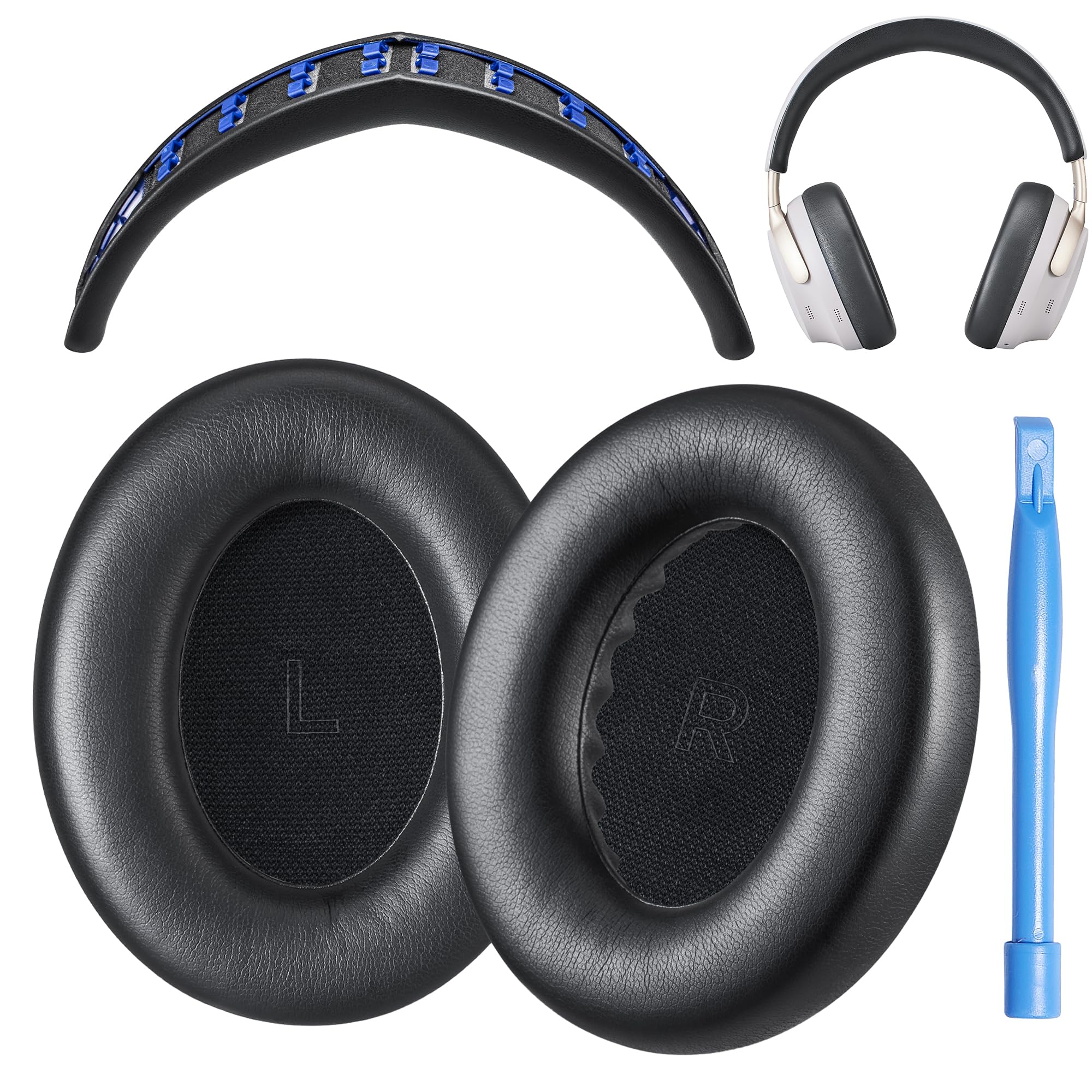 AHG Accessory House Global QC Ultra Replacement Ear pad and Headband Pad Kit Cushion Compatible with Bose QuietComfort Ultra Wireless Headphones (