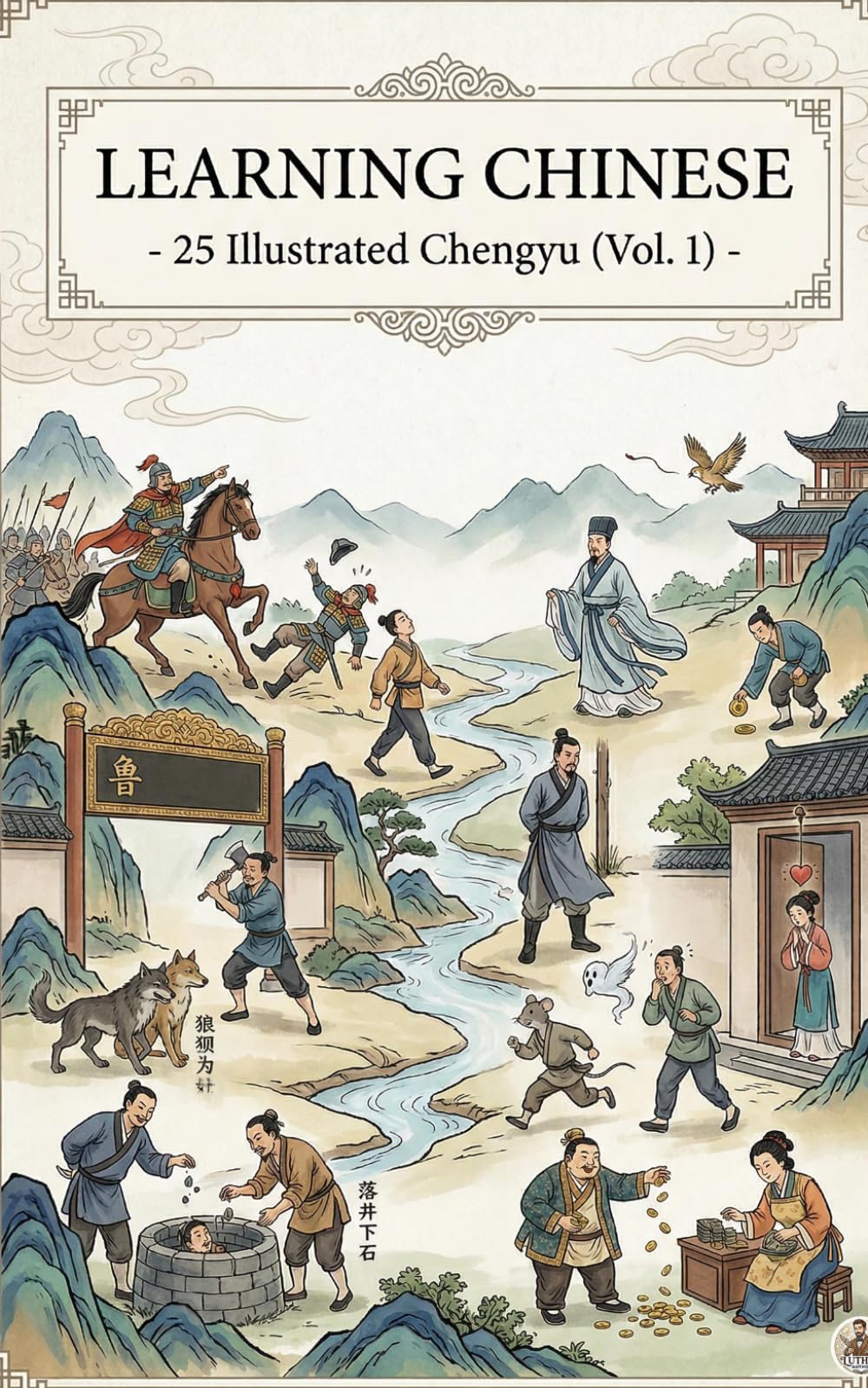 Learning Chinese through Idioms - 25 Illustrated Chengyu for Beginners & Intermediate Chinese Learners (Vol. 1)