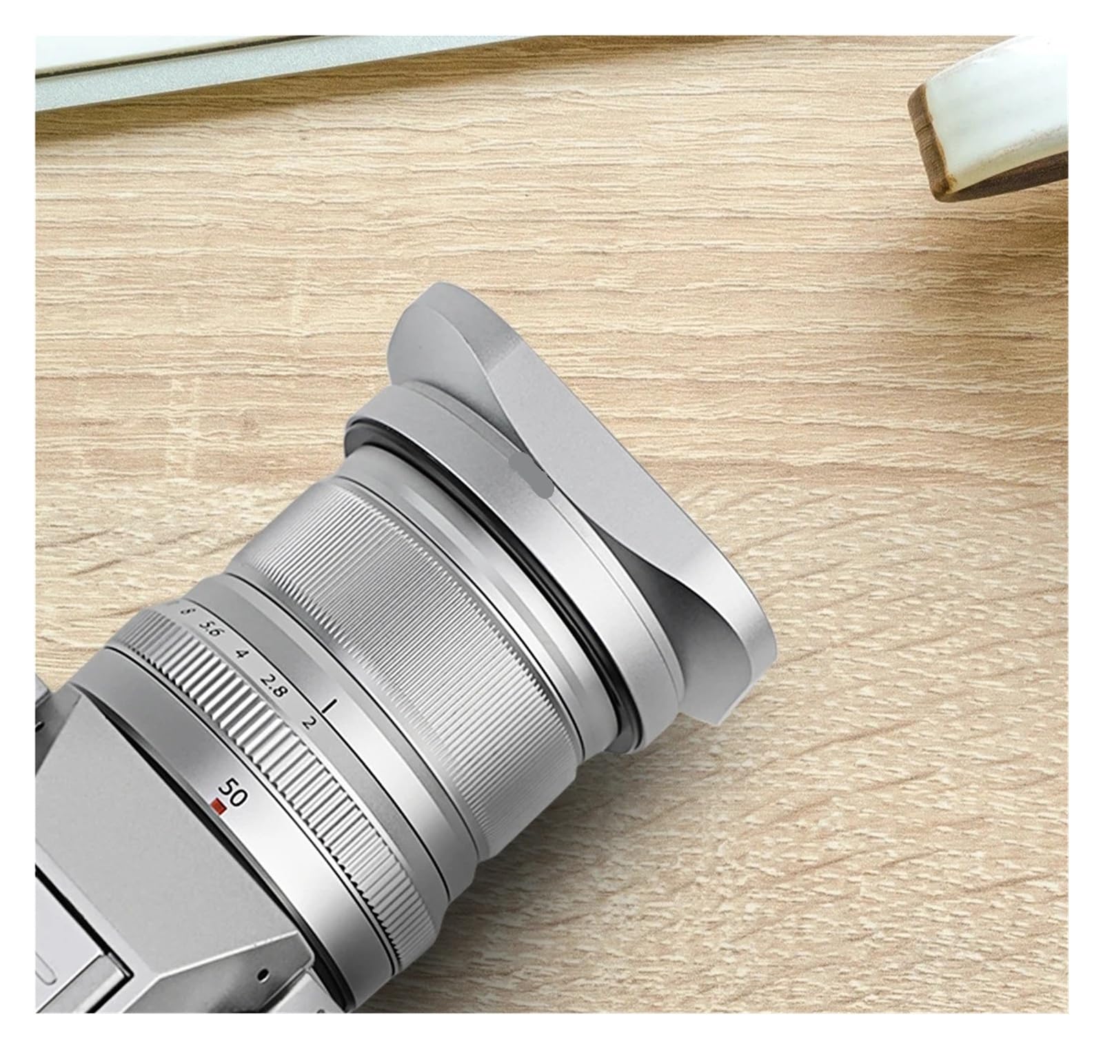 Pare-Soleil for Objectif XF 50 mm F2 R WR Argent LH-X50W, sur XPro3 X-T50 XT5 X-T4