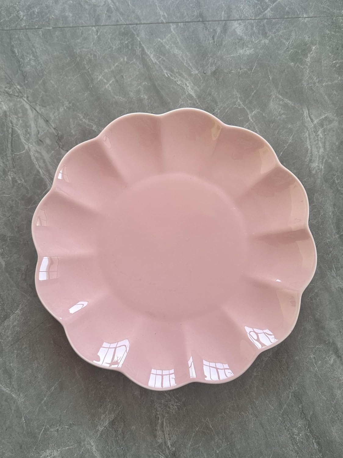 White Small Dessert Plates Set of 4,Ceramic Dinner Plates 6 Inch for Appetizer, Fruits, Cake, Salad,Microwave Safe,Christmas Gift