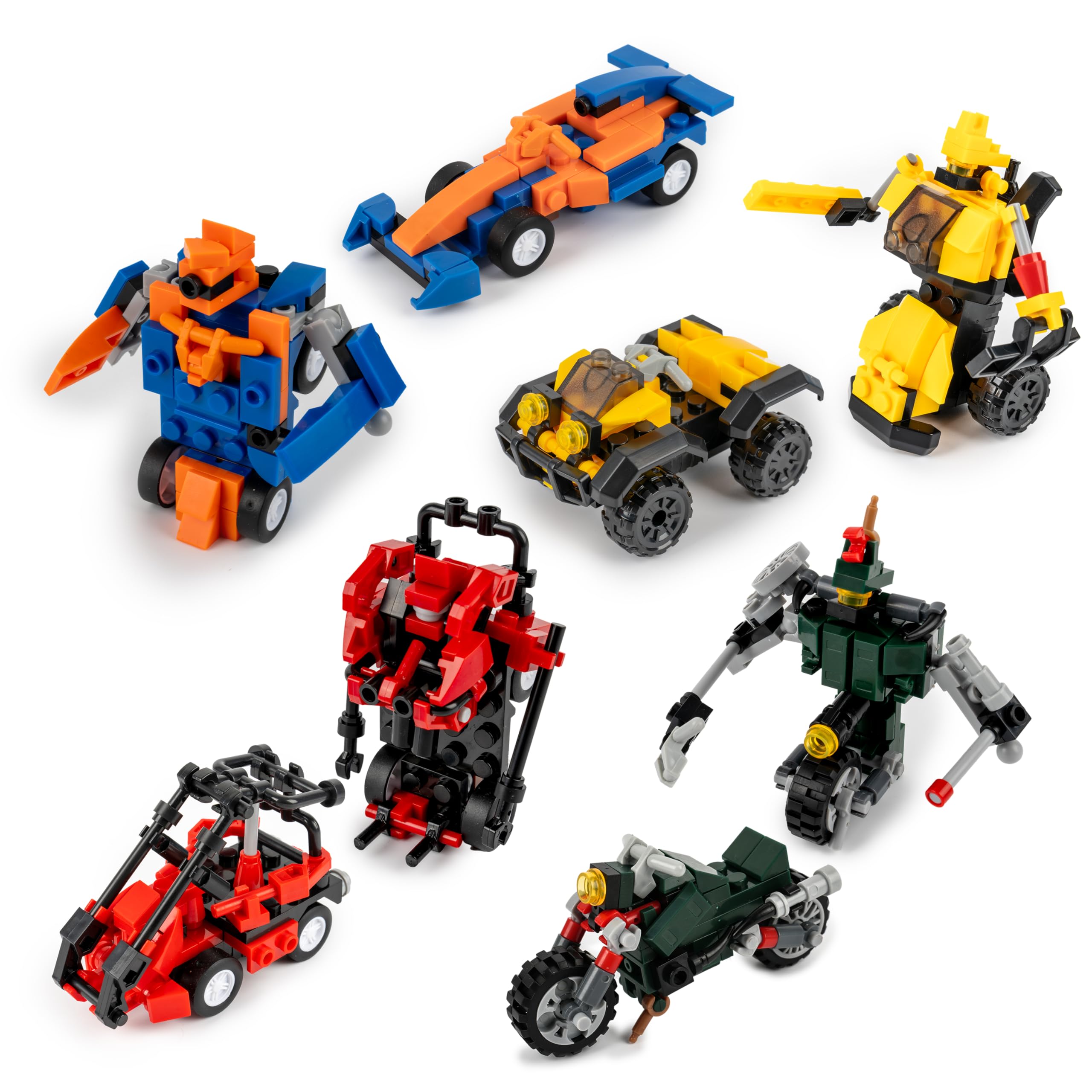 BambiboTransforming Cars for Kids - 4 in 1 Take Apart Robot Toy | Deformation Car | Truck Transforming Toys for Boys