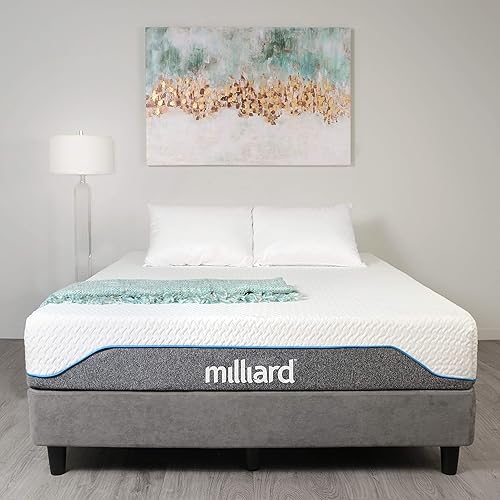 Miniatura 2 de Milliard Colchón de espuma viscoelástica semifirme de 10 pulgadas | Certificado CertiPUR-US | Alivio de presión (Queen)