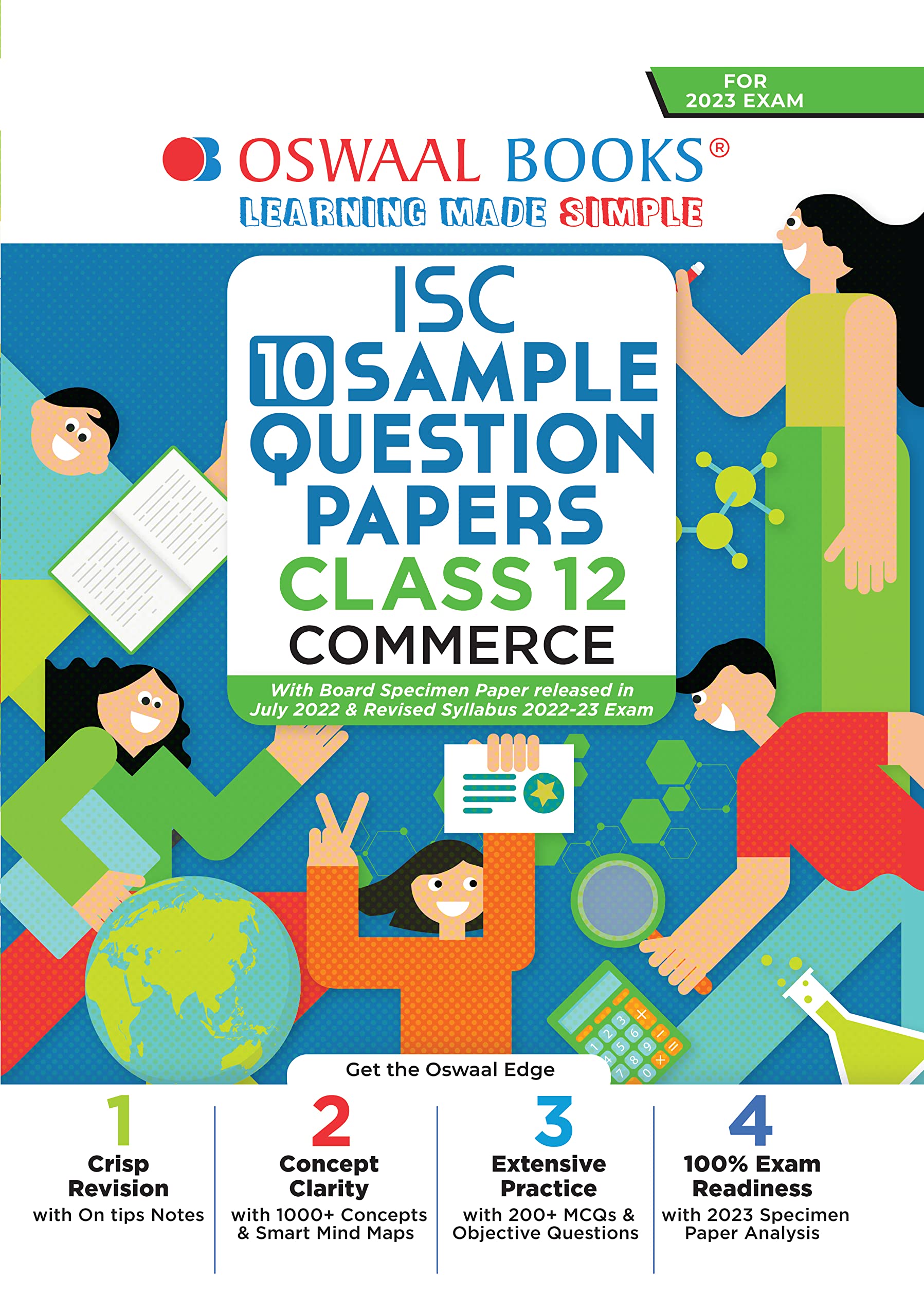 Oswaal Isc Sample Question Papers Class 12 Commerce For 2023