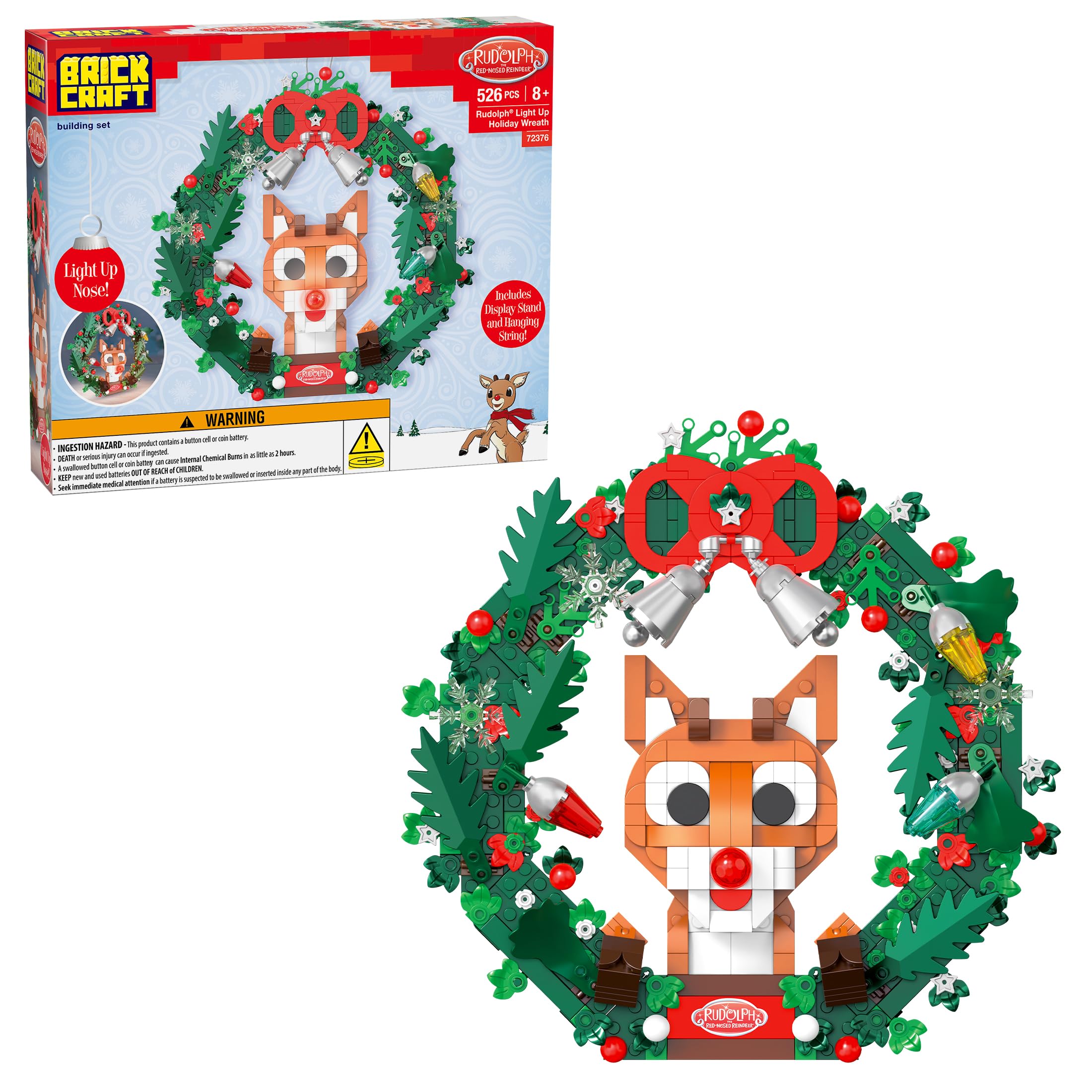 Amazon.com: Brickcraft Rudolph the Red-Nosed Reindeer Light Up