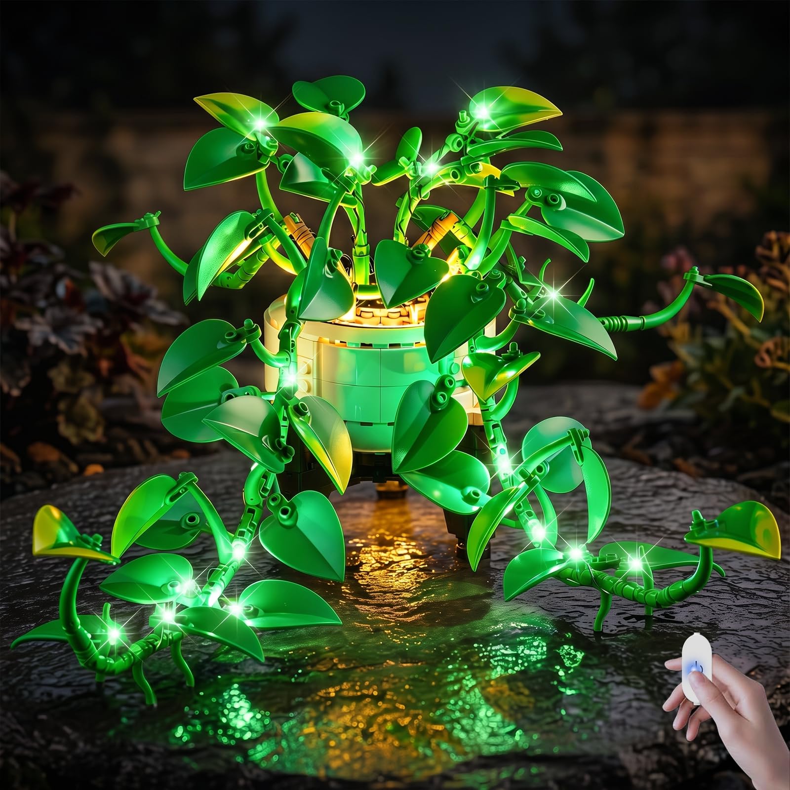 Nitemode Light Kit for LEGO 11512 Hanging Golden Pothos Set, Lights Only