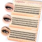 Bottom Lashes Clusters DIY Eyelash Extension 3 Styles Lower Eyelash Clusters Bottom Individual Lashes 5-7mm Thin Band Natural Bottom Lash Clusters 260pcs DIY Entire Lash Extensions by calphdiar