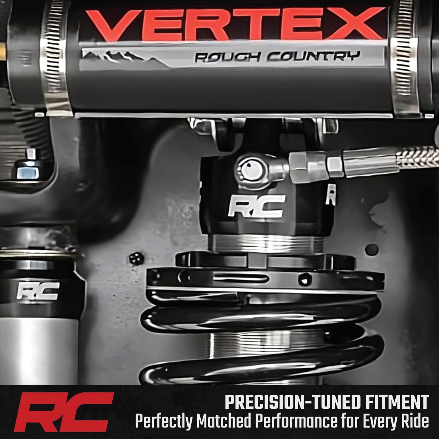 Rough Country 2" Vertex Adjustable Coilovers for 2014-2024 Ford F-150-689012