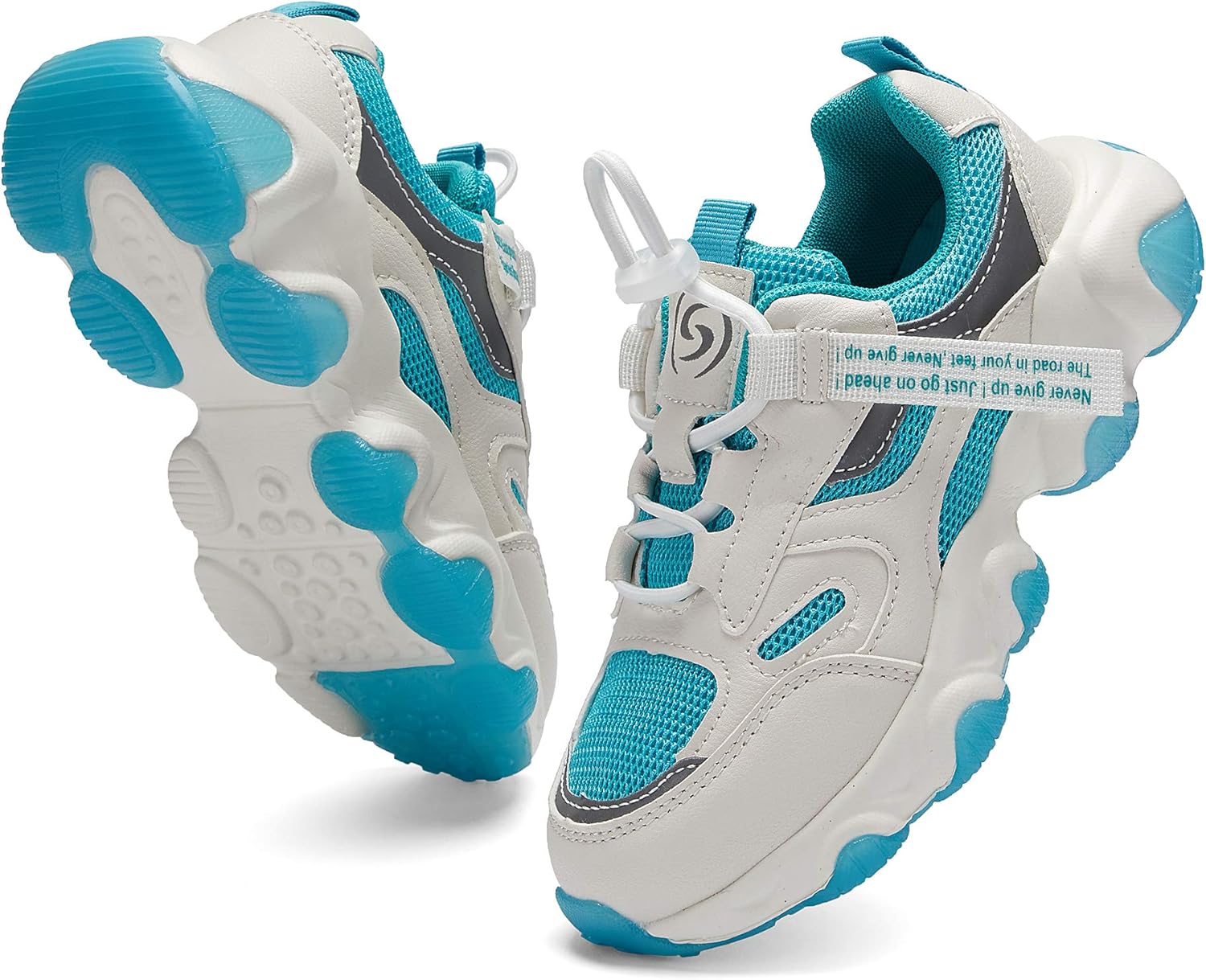 Casbeam Kids Breathable Sneakers Mesh Lightweight Easy Walk Casual Sport Strap Athletic Running Shoes for Boys Girls - Image 2