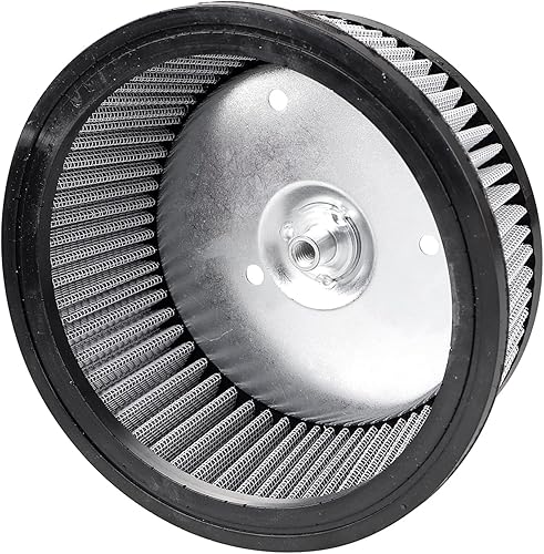 Miniatura 4 de Reemplazo de elemento limpiador de aire de ventosa gris para Harley Big Twin 1999-2017 Dyna Softail Road King FLHR