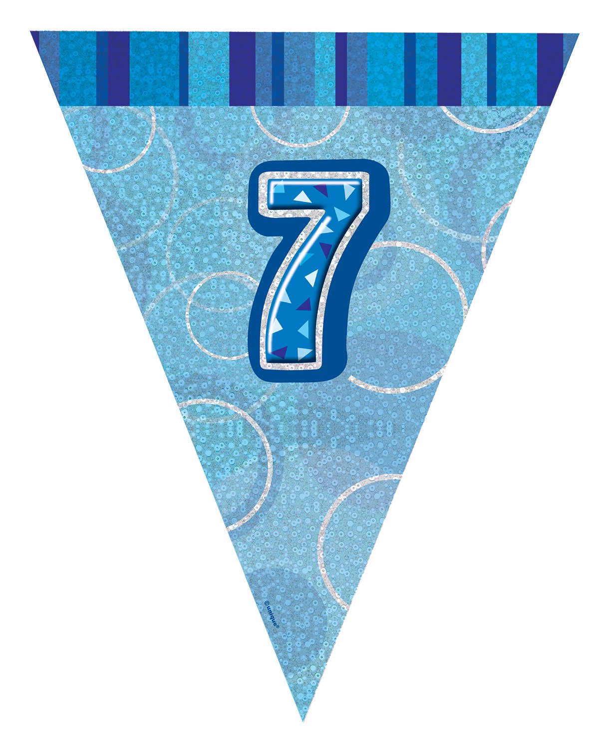 Unique Party 92068 - 9ft Foil Glitz Pink Happy 80th Birthday Banner — view 159