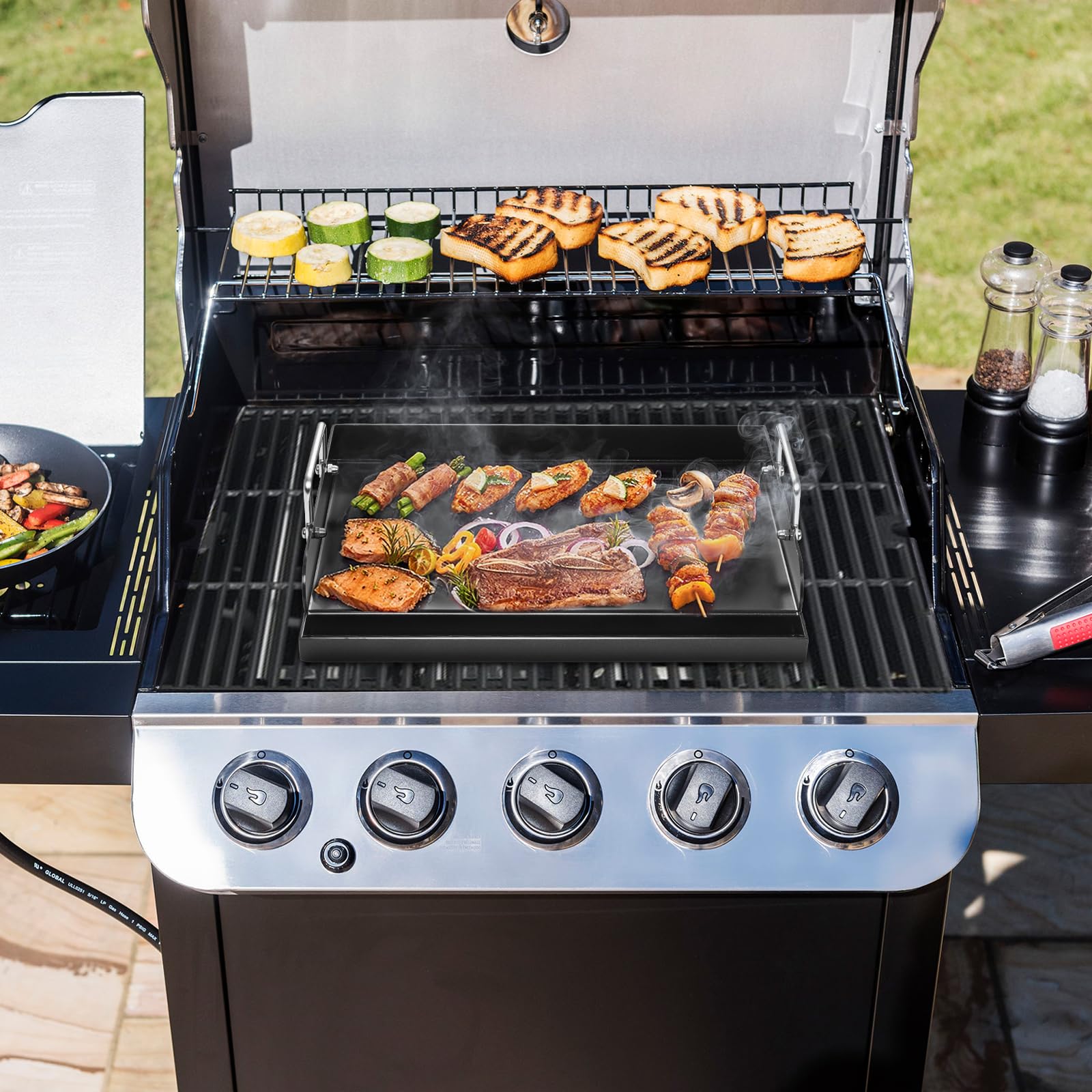 Griglia universale per barbecue Plancha