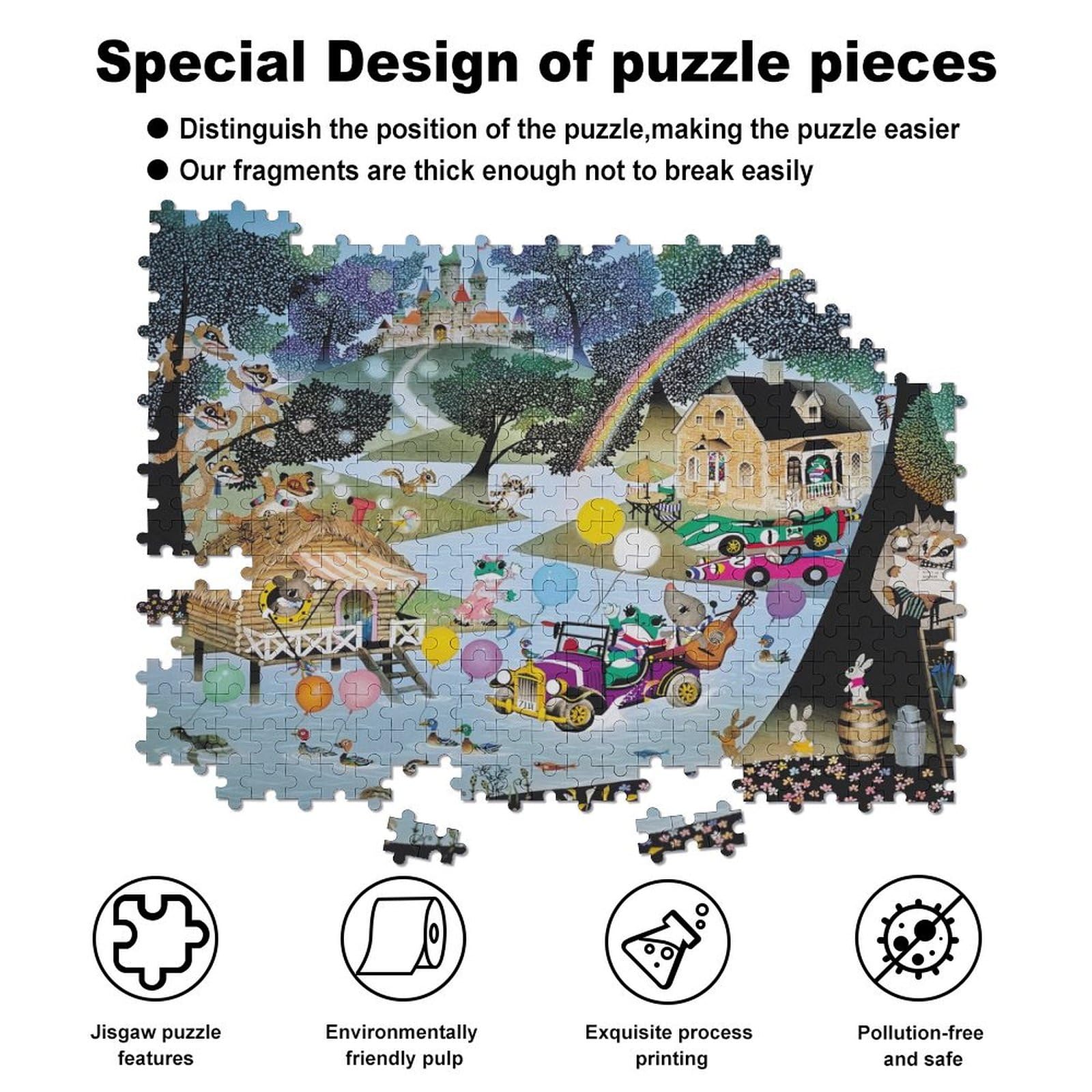 Amazon | 藤城清治 ケロヨンのユートピア ジグソーパズル