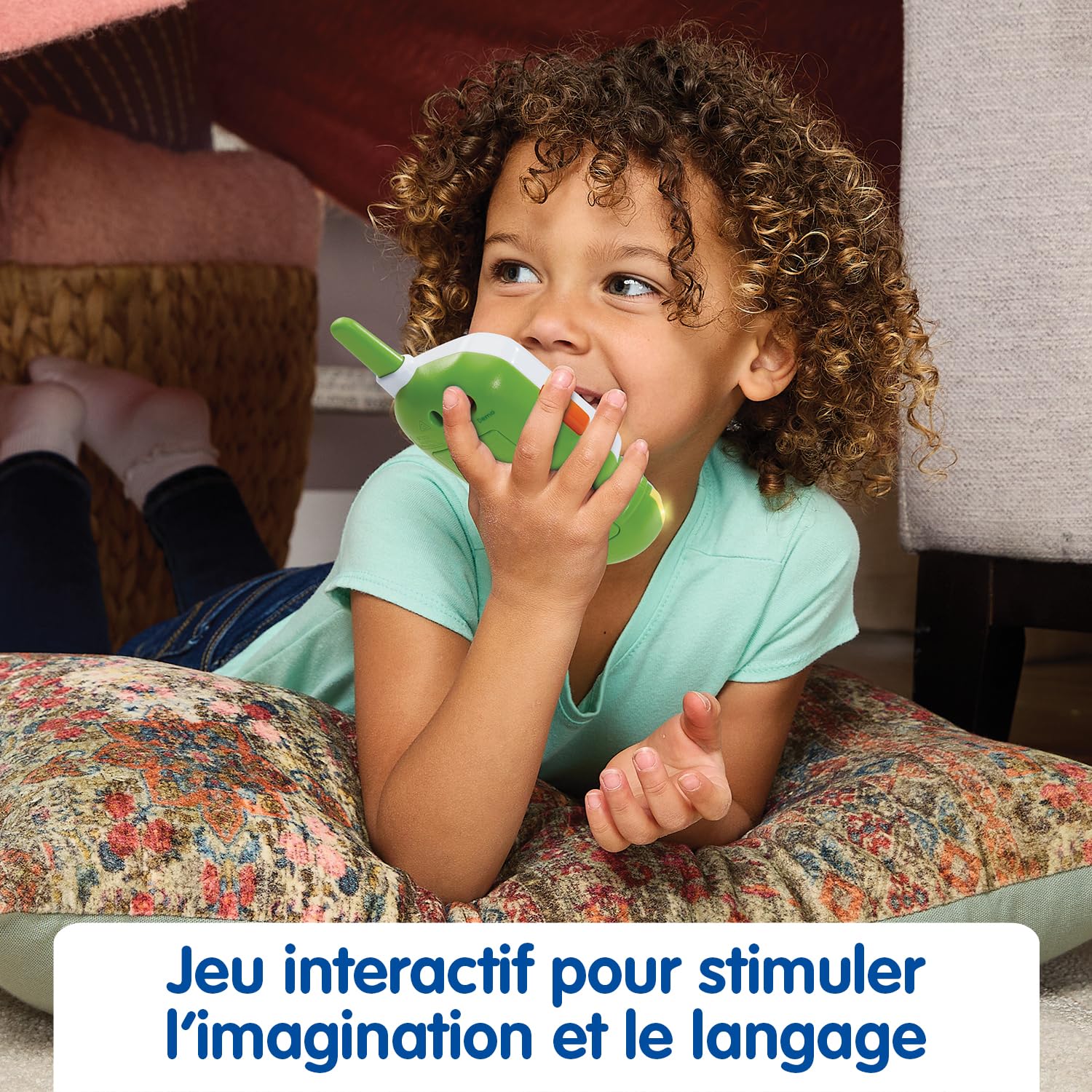 VTech - Talkies-Walkies des P'tits Héros - Jeu de Rôle et Missions à Partager - Talkie Walkie Enfants, Communication Sécurisée avec Portée de 300 Mètres - Cadeau Enfant Dès 3 Ans - Contenu en Français